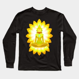 Aura Gold Meditation 02 Long Sleeve T-Shirt